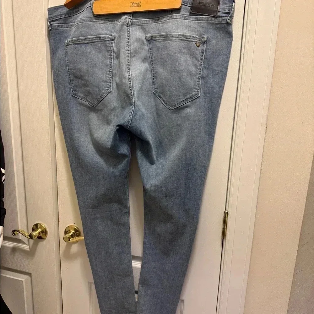 Authentic-True Religion JACK Skinny Tapered-Cotton-Jeans-Pants-Blue-W44 / L 44